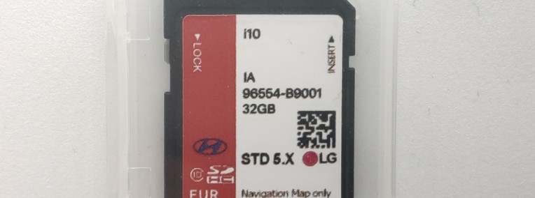 Karta SD Hyundai i10 Gen 5.X (STD 5.X) EU 2023-1