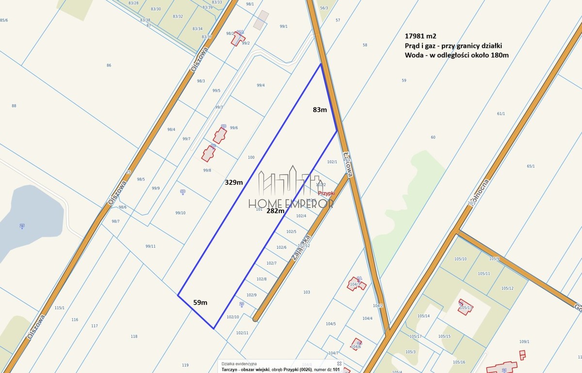 Działka na sprzedaż, 17981 m², Tarczyn Przypki - Widok 2