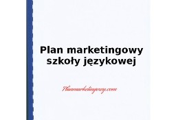 Plan marketingowy szkoły językowej