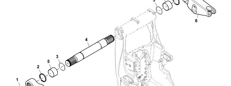 John Deere 9470RX - Ramię podnoszące R546353 (Osprzęt tylni i Drawbar)-1