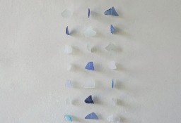 Szklany Dzwonek Wietrzny – Blue and White