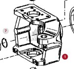 Fendt Favorit 514 Zwrotnica Korpus Obudowa Prawa Lewa CZĘŚCI F395301021030 F395301021020