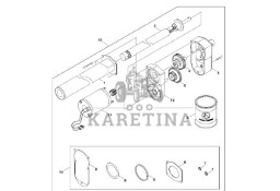 John Deere 960 - Rury konstrukcyjne DC44790 (System owijania)