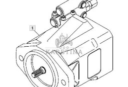 John Deere 7600 7700 7800 Pompa Hydrauliczna AL75305 AL161043 RE203720 RE173961