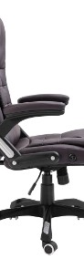 vidaXL Krzesło biurowe, brązowe, sztuczna skóra 20232-4