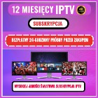 12 miesięcy usług premium IPTV na żywo 