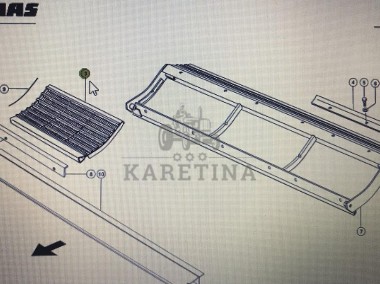 CLAAS Lexion segment klepiska/Claas Lexion 580 560-540 780-770 670-640-2