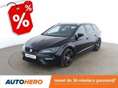 SEAT Leon III 2.0TSI DSG Cupra 300 Klima Navi ACC Grzane Fotele Asystenci Kamery L-1