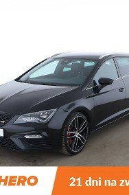 SEAT Leon III 2.0TSI DSG Cupra 300 Klima Navi ACC Grzane Fotele Asystenci Kamery L-2