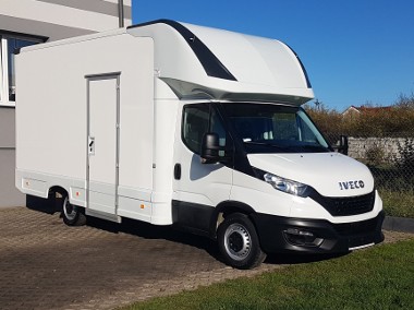 KONTENER NISKOPODŁOGOWY 4,43x2,23x2,42 SKLEP FOODTRUCK KAMPER KLIMA -1