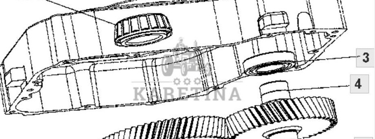 John Deere 9620 DF500 - skrzynia biegów - tryb YZ501768 YZ502580-1