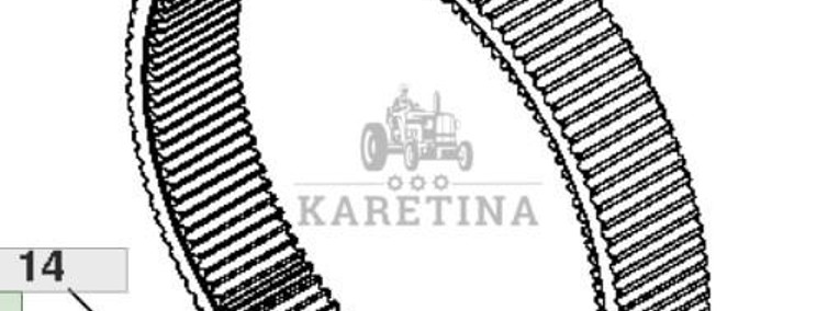John Deere 8130 8230 8330 8430 8530 Koło Koronowe Skrzyni Biegów IVT CZĘŚĆI R209422-1