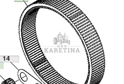 John Deere 8130 8230 8330 8430 8530 Koło Koronowe Skrzyni Biegów IVT CZĘŚĆI R209422