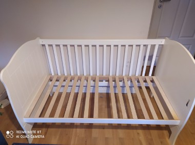 łóżko dla dziecka do 6 lat, białe IKEA-1