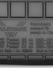 Volkswagen Passat B6 2005-2010 Dywaniki gumowe wycieraczki do samochodu MAX-DYWANIK 805238-2