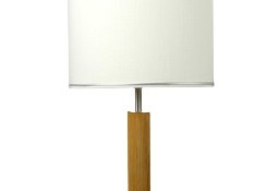 Lampa biurkowa MELLBY skandynawski z srebrnym wykończeniem