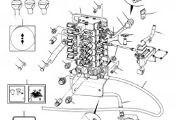 Rozdzielacz hydrauliczny JCB 400/T1881 do Ładowarki JCB 540-180