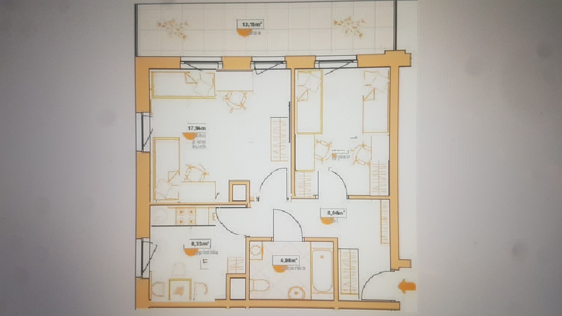 Mieszkanie na wynajem, 53 m² Huby, Hubska