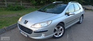 Peugeot 407 SW, 2,2 benzyna 158KM skóra, klima, panorama bezwp