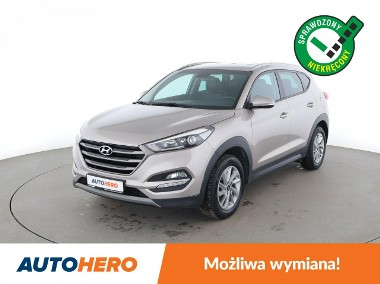 Hyundai Tucson III Skóra, navi, klima auto, kamera i czujniki parkowania, grzane fotele-1