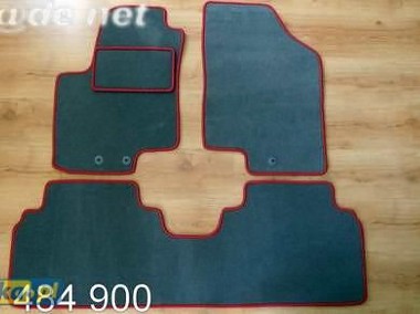Kia Venga od 2010 r. najwyższej jakości dywaniki samochodowe z grubego weluru z gumą od spodu, dedykowane Kia-1