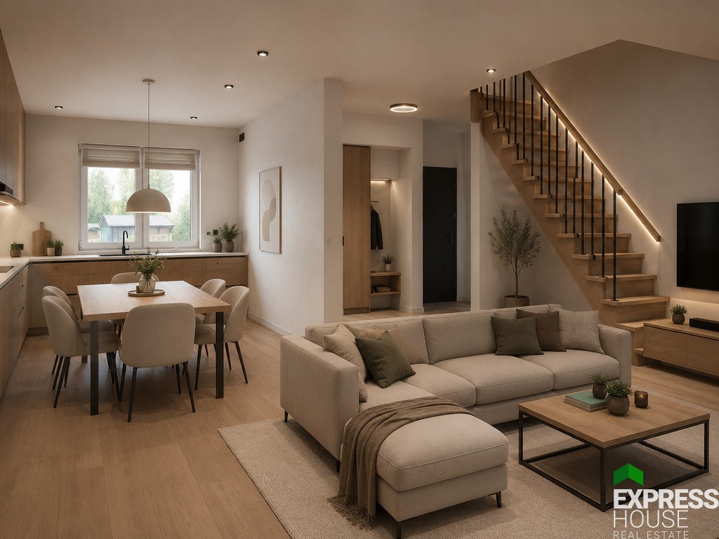 Nowoczesny dom/ bliźniak/4 pokoje/92 m² – pohled 2