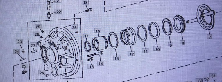 John Deere RE10529/R61660/RE193237/obudowa/John Deere 4555/4755/4955-1