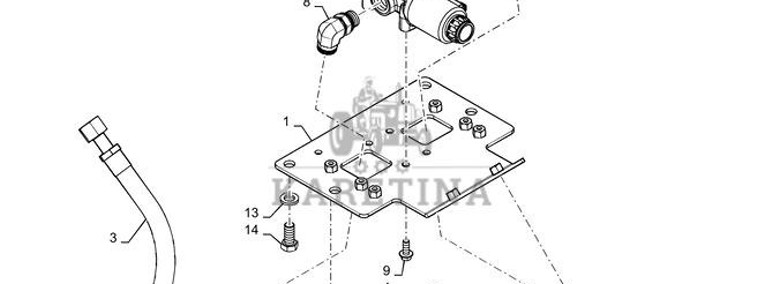 New Holland T6090 T6070 T7230 Zawór hydrauliczny 87757028-1