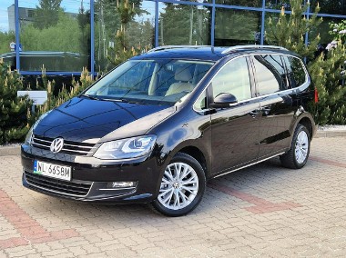 Volkswagen Sharan II PL SALON * GWARANCJA * automat dsg * led * xenon * navi * serwis *-1