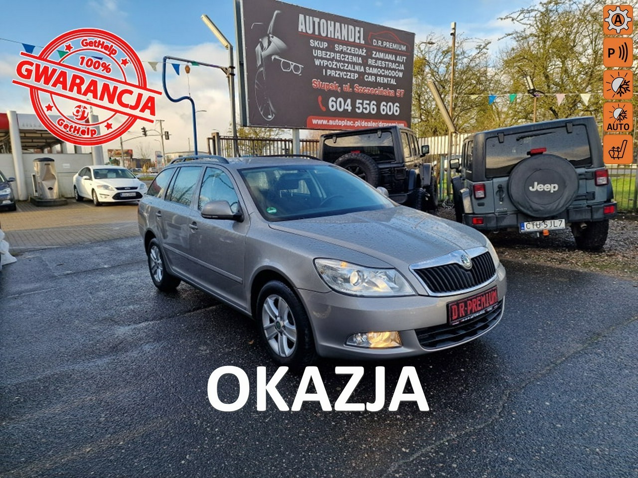 Skoda Octavia II 1.4 TSI 122 KM, Automat DSG, Grzane Fotele, Klimatyzacja, Alufelgi,