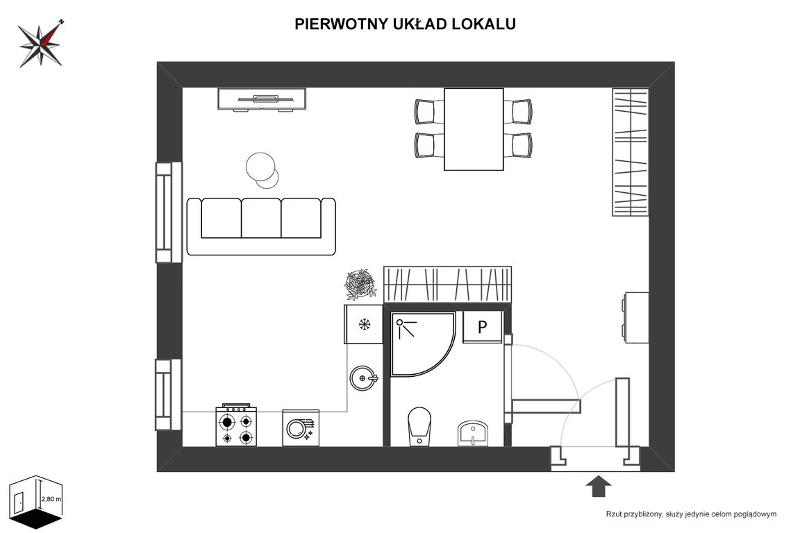 Mieszkanie na sprzedaż, 23 m², 2 pokoje Warszawa Śródmieście Śródmieście Południowe - Widok 4