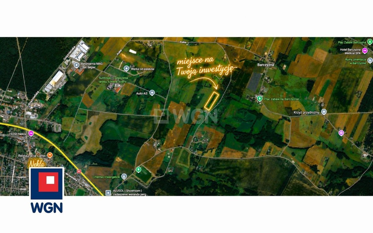 Działka na sprzedaż, 9209 m², Nekla Nekla - Więcej