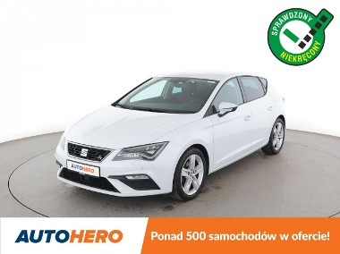 SEAT Leon III full LED półskóra navi klima auto grzane fotele czujniki parkowania-1