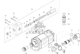 Valtra N141 - pompa hydrauliczna V63357500