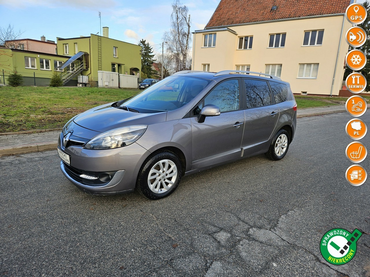 Renault Grand Scenic III Opłacony Zdrowy Zadbany Serwisowany Bogato wyposażony 1 Wł