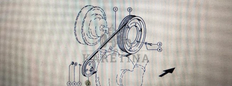 Koło pasowe Claas Mega 370-340 Nr katalogowy 000 657 699 0-1