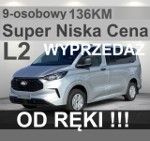 Ford Transit Custom Trend 136KM Kamera Full Led Ciemne Szyby Fotel AGR 1924 zł