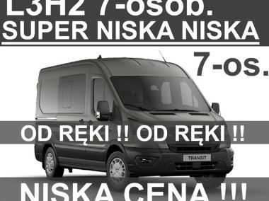 Ford Transit L3H2 130KM Brygadowy 7-os. Kamera Super Cena od ręki !! 1630 zł-1