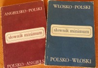 Słownik polsko-angielski minimum.Mały format  14x10cm