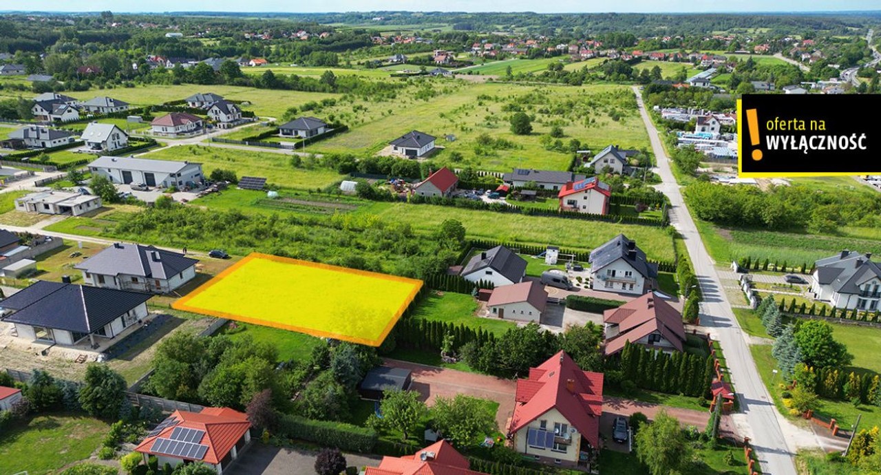 Wyjątkowa działka budowlana 1003 m² w Busku-Zdroju - Widok 4