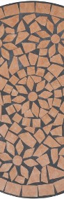 vidaXL 3-cz. zestaw mebli bistro z terakotową mozaiką 271770-4