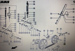 Koło pasowe Claas Mega 370-340 Nr kat. 000 661 322 0 Nr kat. 000 661 322 0