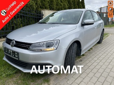 Volkswagen Jetta VI Benzyna, automat ,skóry, tempomat, światła dzienne, Isofix-1