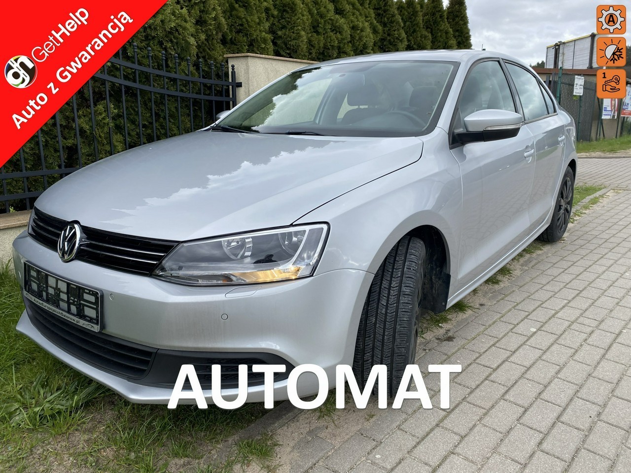 Volkswagen Jetta VI Benzyna, automat ,skóry, tempomat, światła dzienne, Isofix