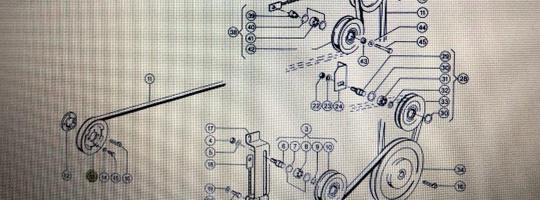 John Deere RE26586/R124414/R86488/zwrotnica/John Deere 4555/4755/4955-1