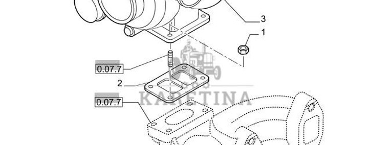 New Holland T6010 Regen turbosprezarka reman-turbocharger 4895271R-1