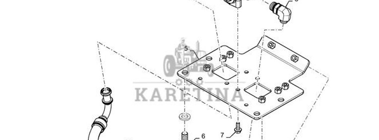 New Holland T6090 T6070 Zawór hydrauliczny 87625545-1