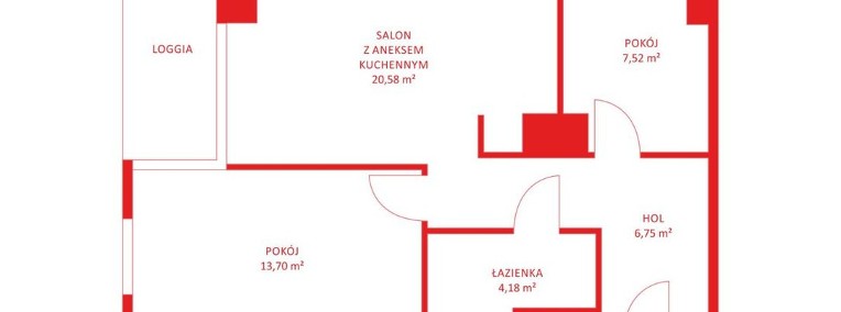 Mieszkanie, sprzedaż, 54.82, Gdańsk, Piecki-Migowo-1