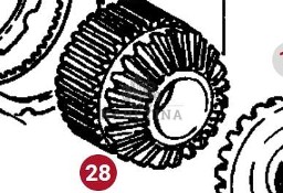 Fendt Favorit 514 Koło Zębate Stożkowe CZĘŚCI 199110010080 U199110110000