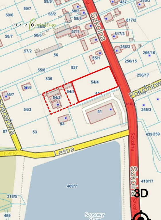 Duża działka usługowa/mieszkalna w Dolinie Baryczy - Widok 3